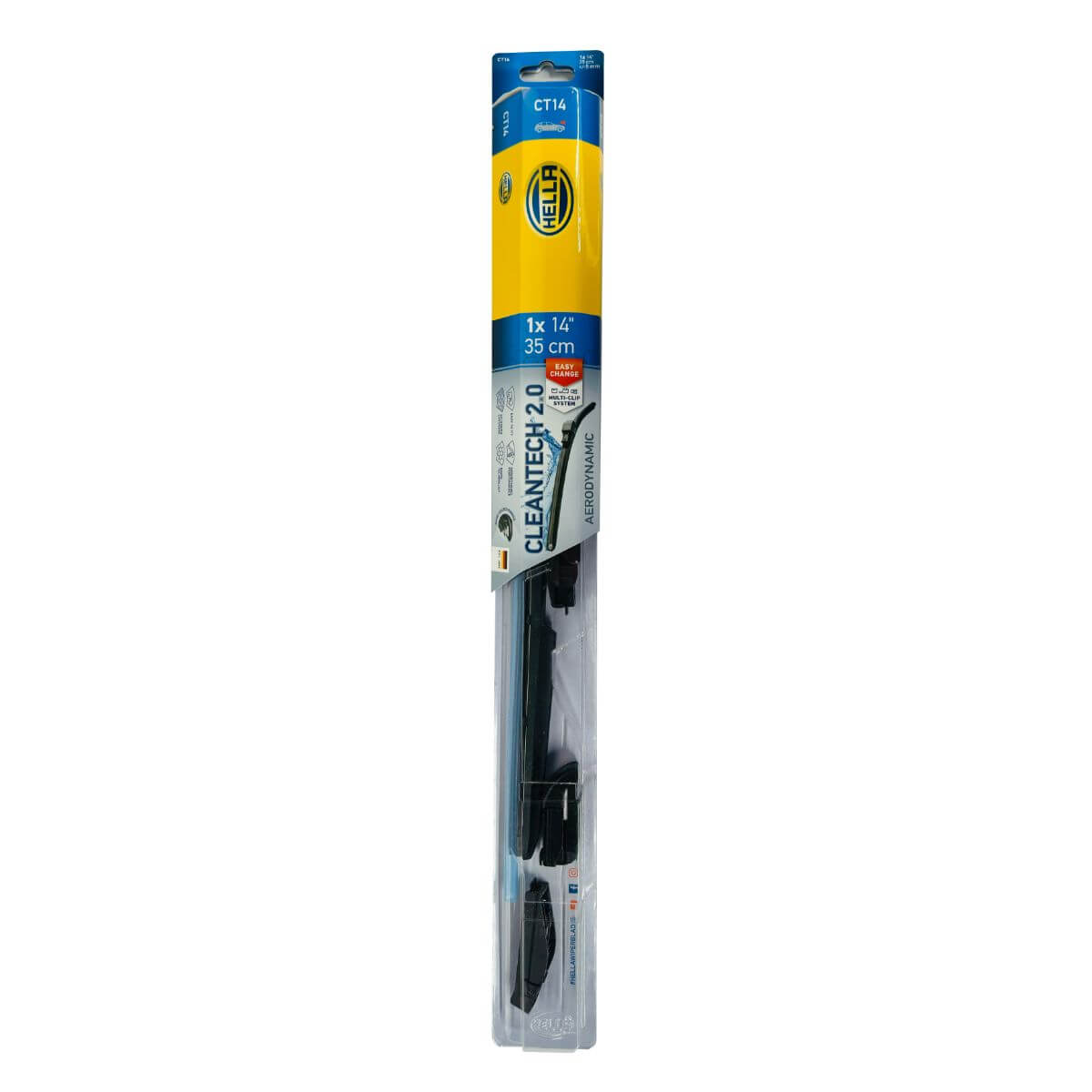  Plumilla Hella Cleantech 18" (457mm) CT18 Multiclip - Repuestos y Lubricantes Vicent's