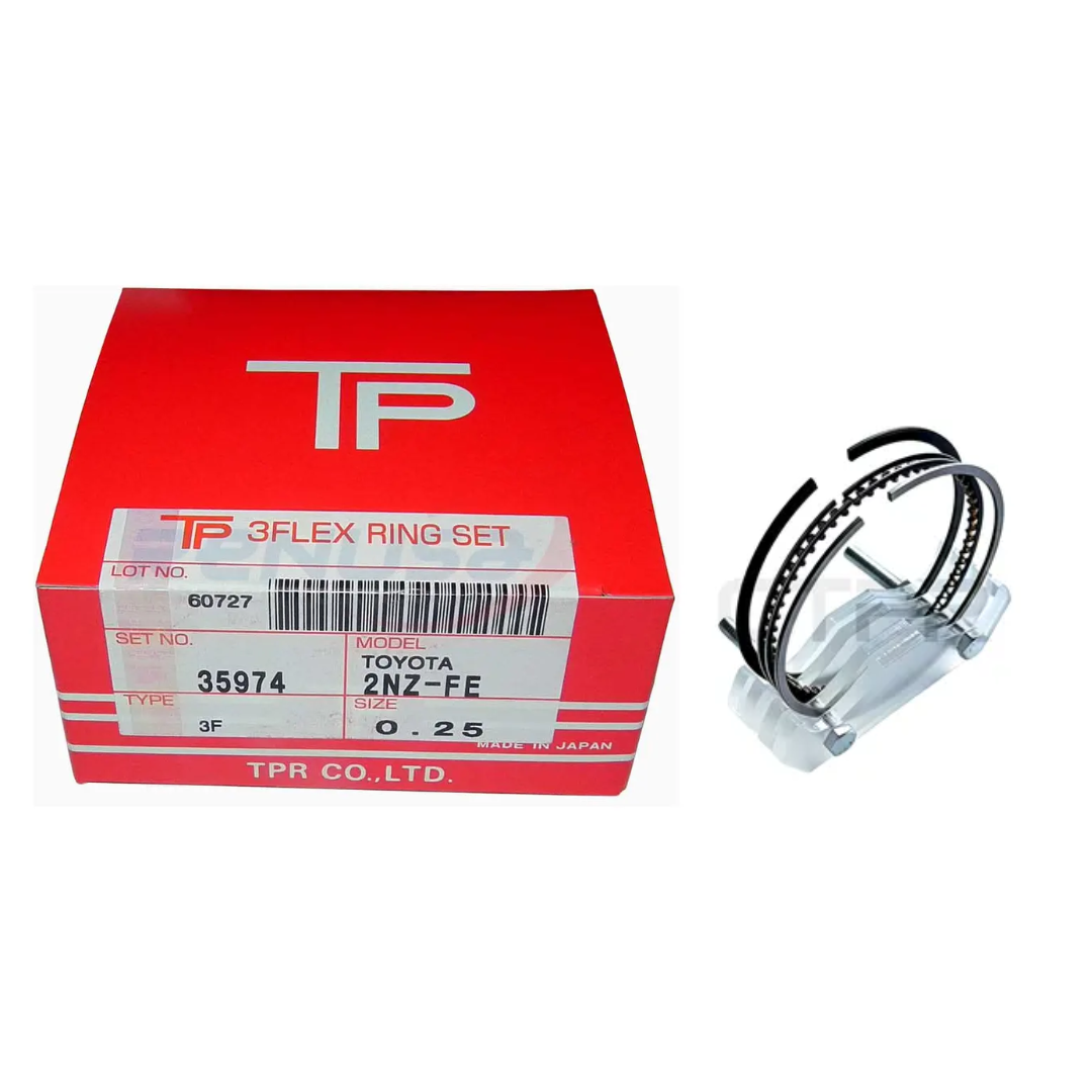 Anillos de Piston TP 35974-3F (13011-21050) Toyota 2NZ-FE - Repuestos y Lubricantes Vicent's
