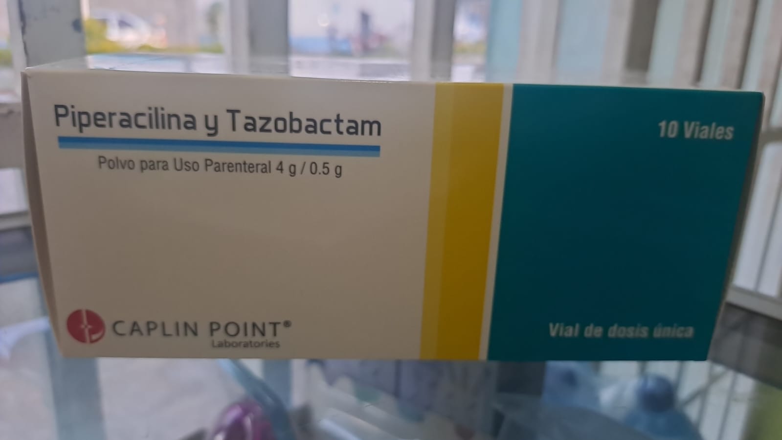 PIPERACILINA Y TAZOBACTAM *uso parenteral 4g/0.5g  - FARMACIA NUEVO MILENIO