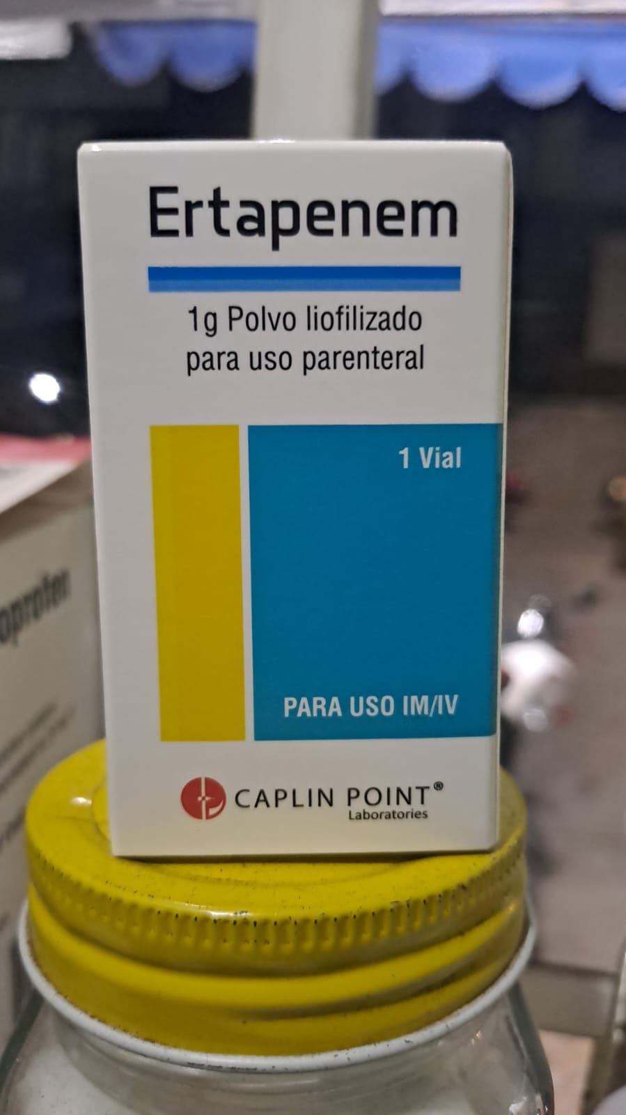 ERTAPENEM 1G *VIAL PARA USO PARENTERAL - FARMACIA NUEVO MILENIO