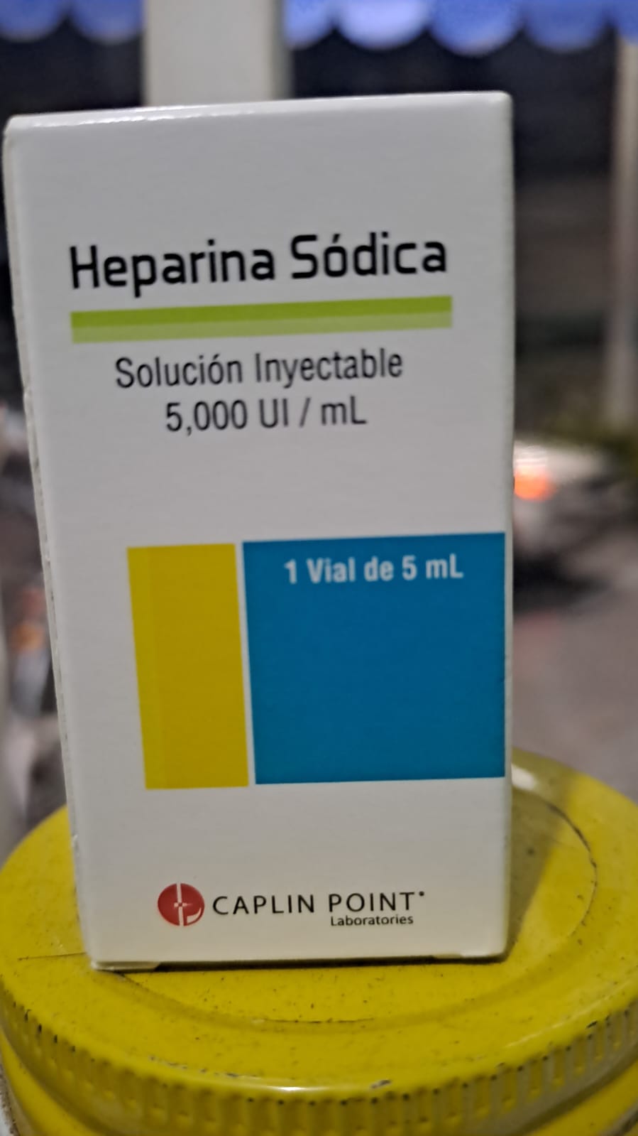 HEPARINA SODICA SOL INYECTABLE *5,000UI/ML - FARMACIA NUEVO MILENIO