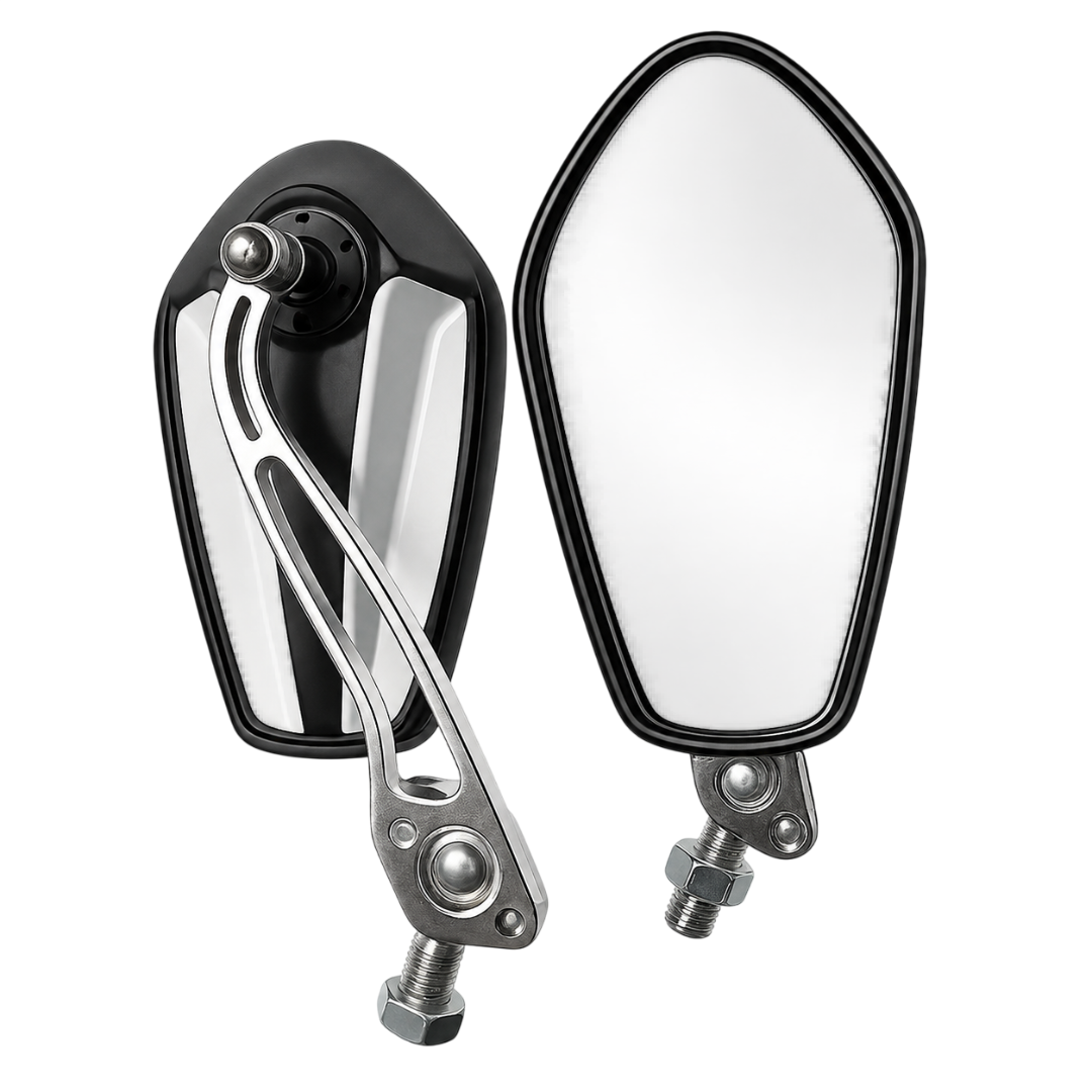 Espejo Retrovisor Moto No.06 Flexible Blanco LILA 1282206  - Repuestos y Lubricantes Vicent's
