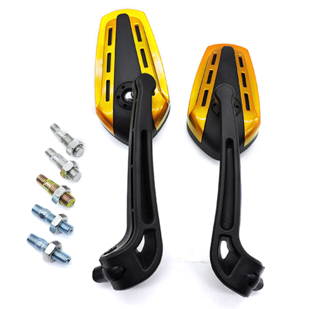 Espejo Retrovisor Moto No.10 Dorado LILA 1282210  - Repuestos y Lubricantes Vicent's