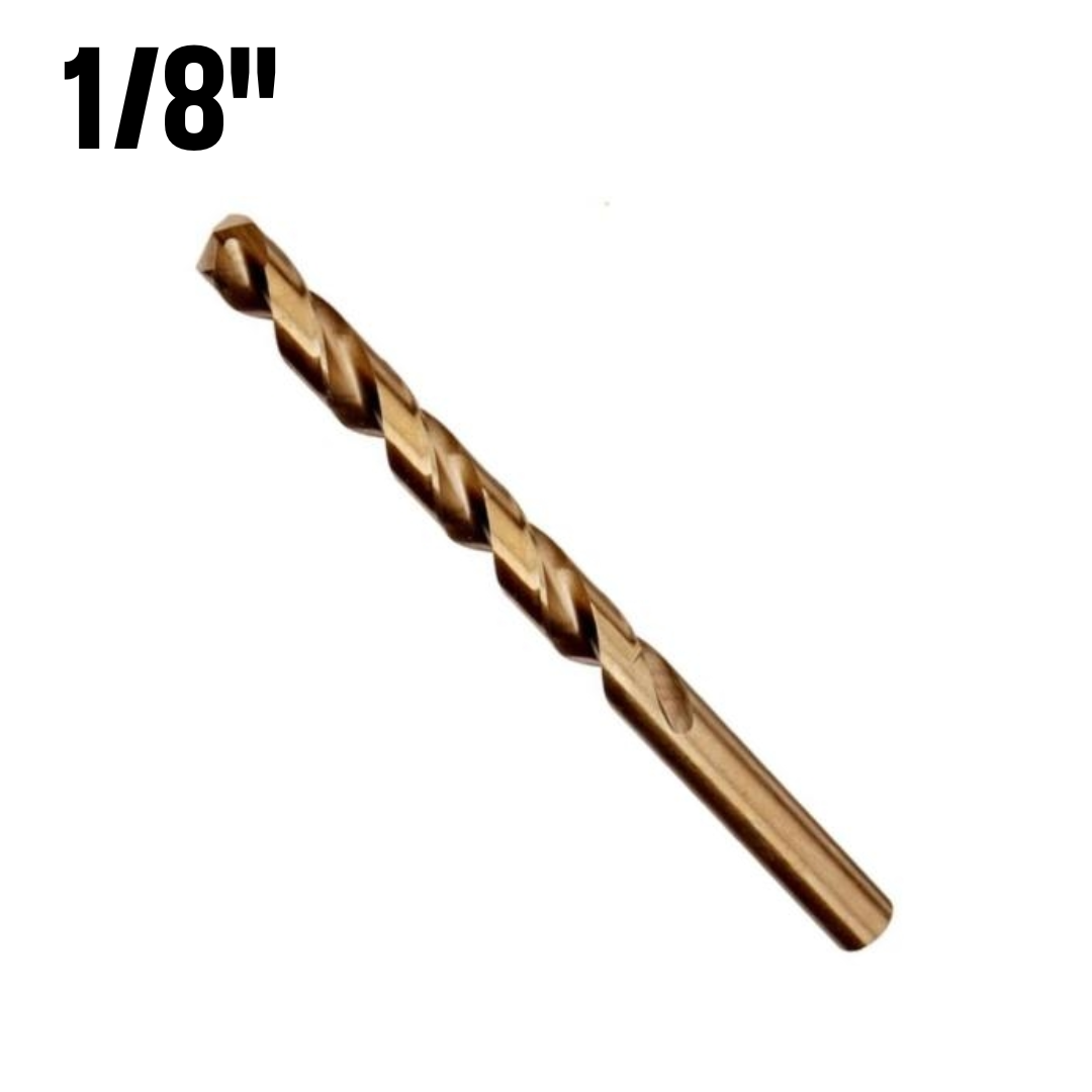  Broca para metal 1/8" (3mm) BCH1800 Aleacion de Cobalto - Repuestos y Lubricantes Vicent's