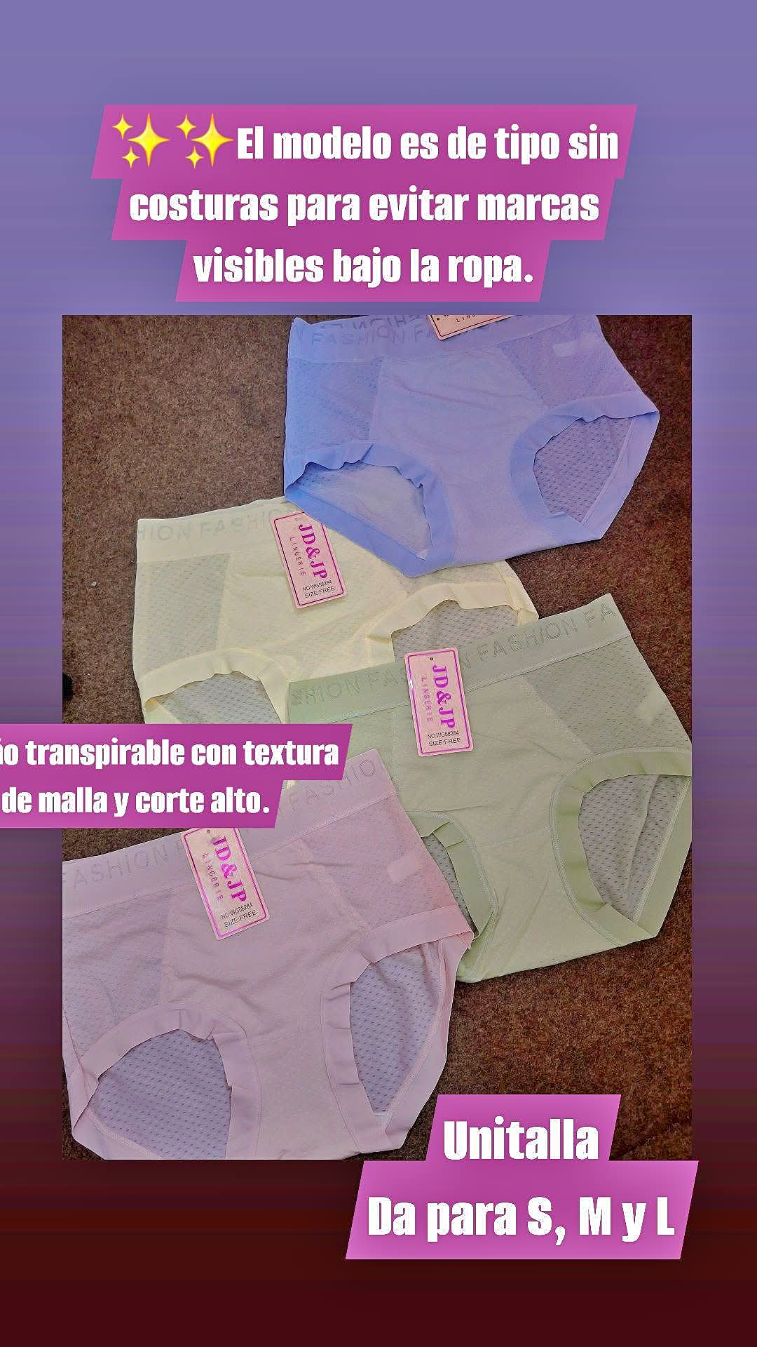 Blumer dama sin costuras transpirables - Semetabaj Visu