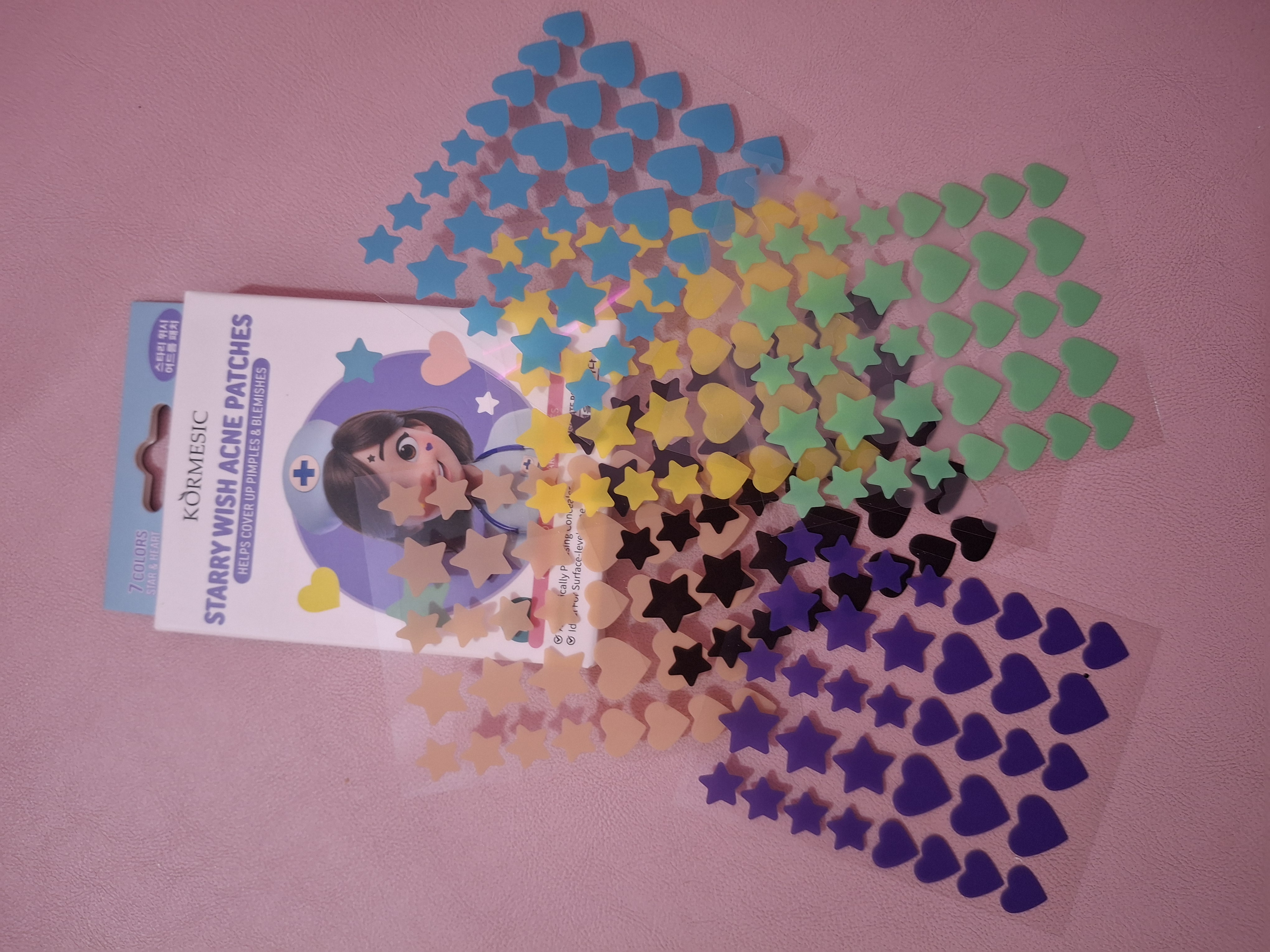Parches para acne de colores  - Semetabaj Visu