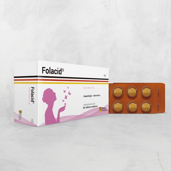 FOLACID (acido folico 5mg) *caja - FARMACIA NUEVO MILENIO