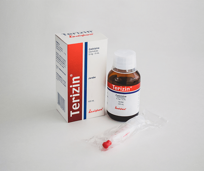 TERIZIN 5MG/5ML (cetirizina) *JARABE 100ML - FARMACIA NUEVO MILENIO