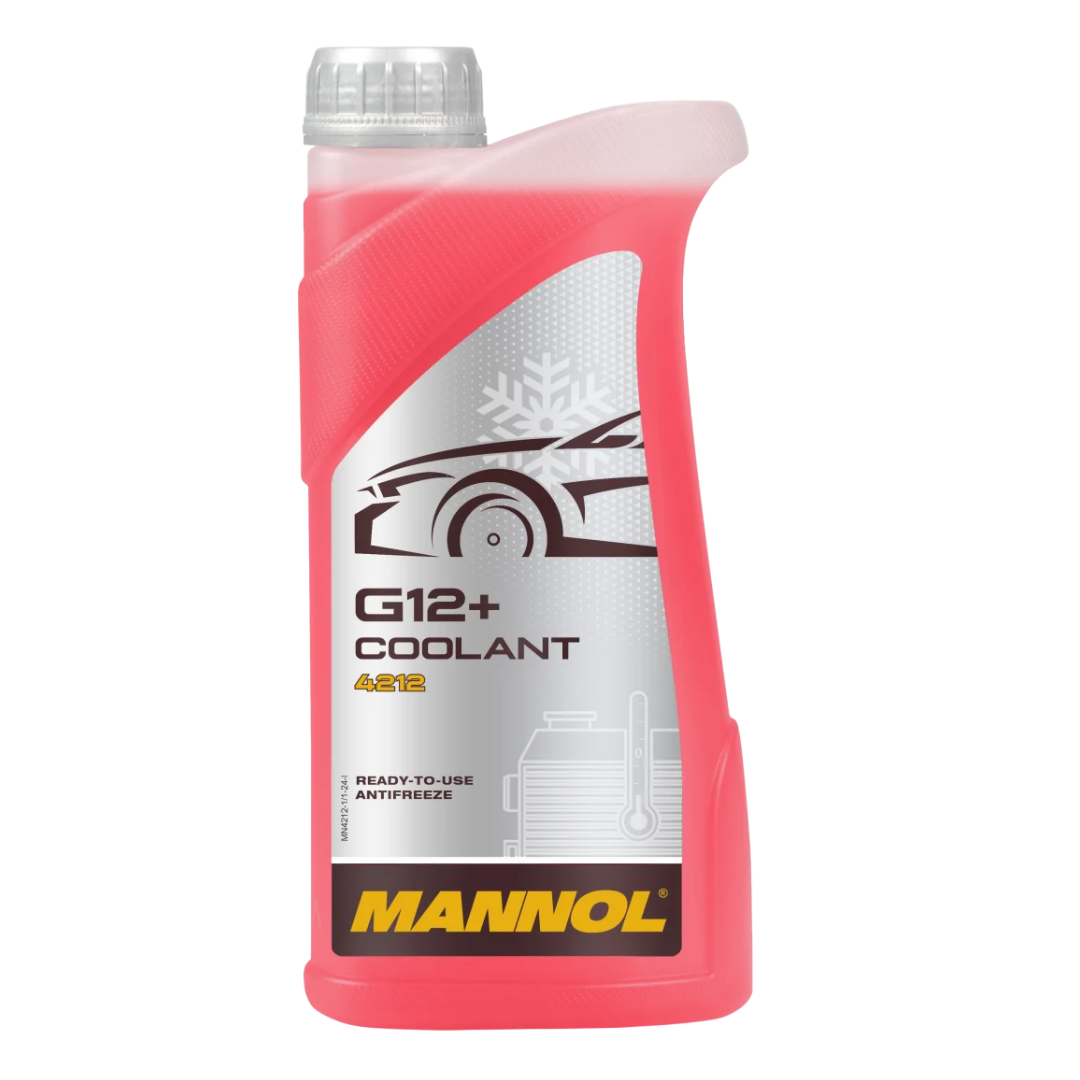 Litro Refrigerante Mannol G12+ Rosa (4212) - Repuestos y Lubricantes Vicent's