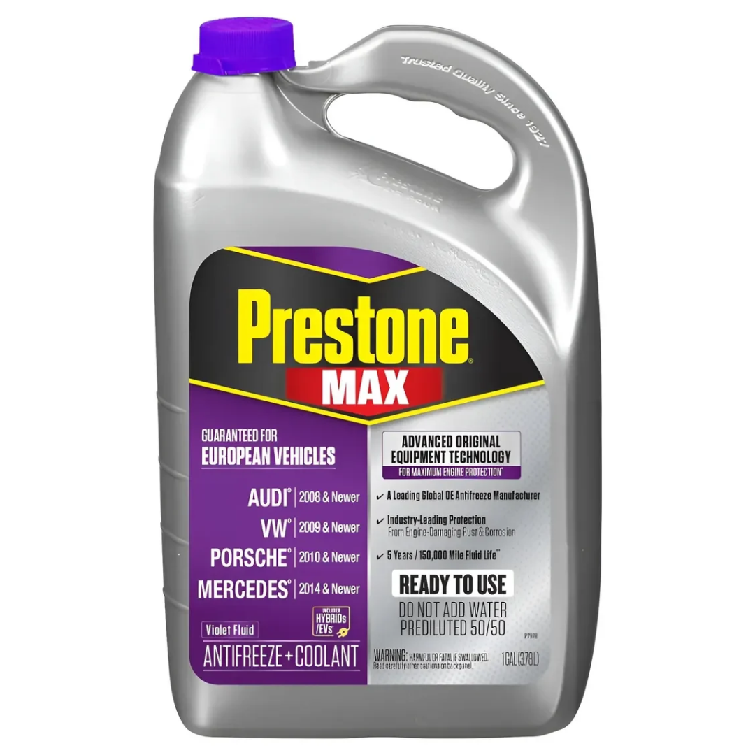 Galon Refrigerante Prestone Max 50/50 Morado Europeos - Repuestos y Lubricantes Vicent's