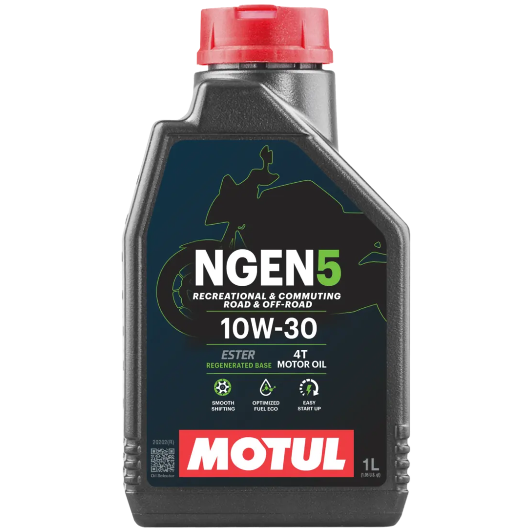 Litro Motul NGEN5 4T 10W-30 Synthetic Blend  - Repuestos y Lubricantes Vicent's