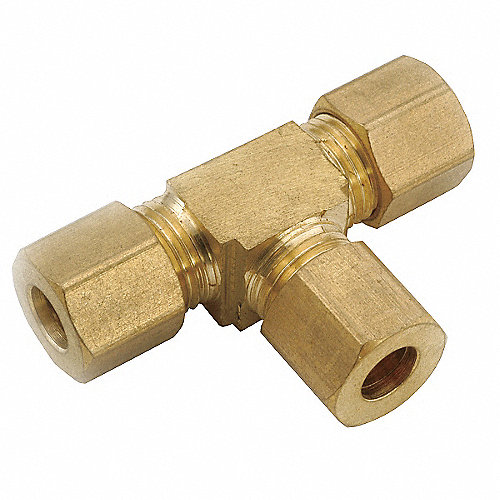 Union de compresion En "T" 3/16" (4.76mm) - Repuestos y Lubricantes Vicent's