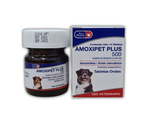 Amoxipet Plus 500 Tableta - Clínica veterinaria Dr. Can
