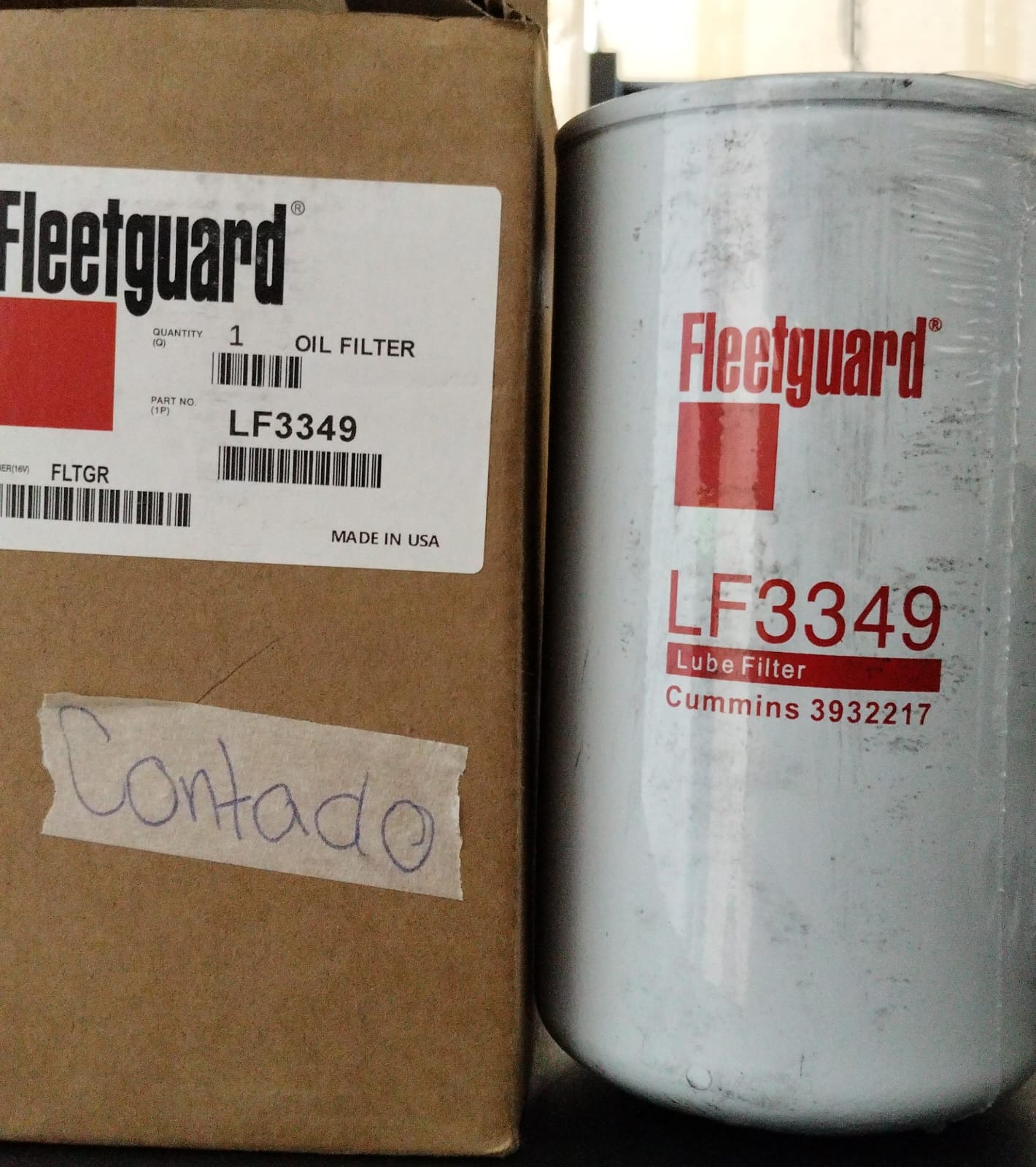FILTRO ACEITE FLEETGUARD LF3349 - Global Projection Group S.A.