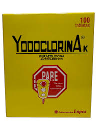 YODOCLORINA k (furazolidona, antidiarreico) *tabletas - FARMACIA NUEVO MILENIO