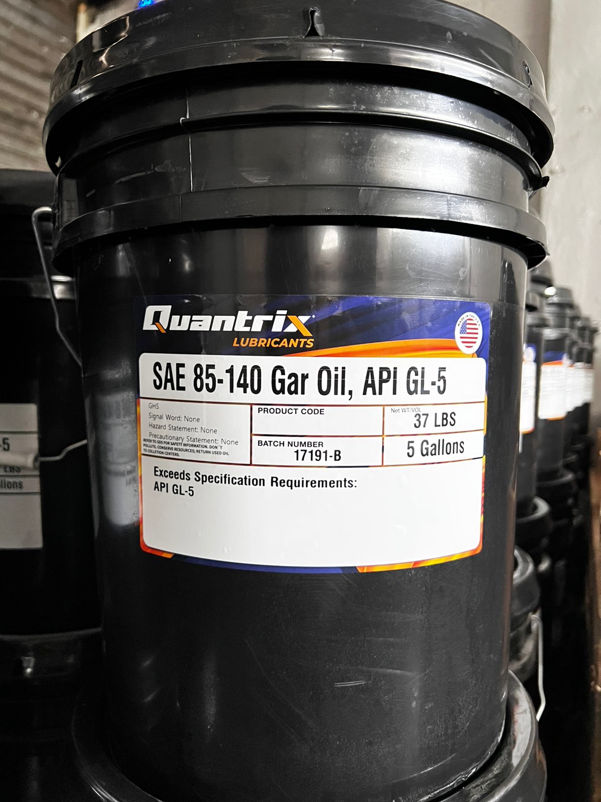 CUBETA QUANTRIX 85W140 5G - Global Projection Group S.A.