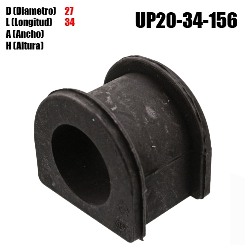 Hule Para Barra Estabilizadora 27X34 (235031=UP20-34-156) Mazda BT50, Ford Ranger (10-14)  - Repuestos y Lubricantes Vicent's