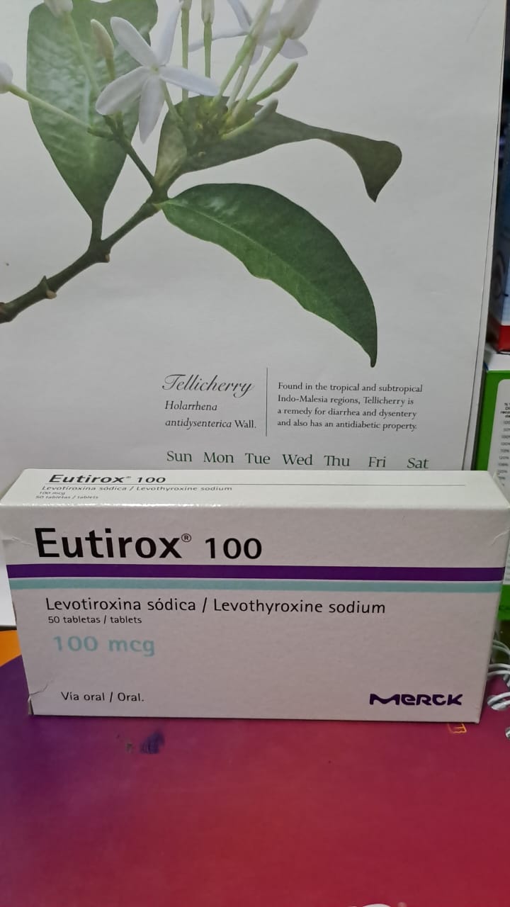 EUTIROX 100MCG *CAJA DE 50 TABLETAS *MERCK - FARMACIA NUEVO MILENIO