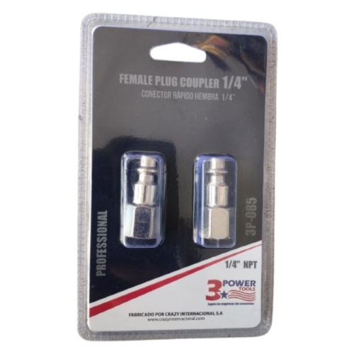 Conector Hembra 1/4" (Acople Rapido) 3P-085 - Repuestos y Lubricantes Vicent's