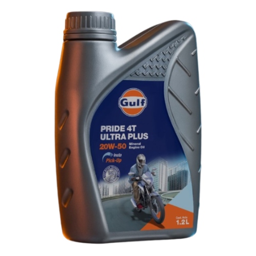 Litro Gulf Pride 20W-50 4T Ultra Plus 1.2L MOTO - Repuestos y Lubricantes Vicent's