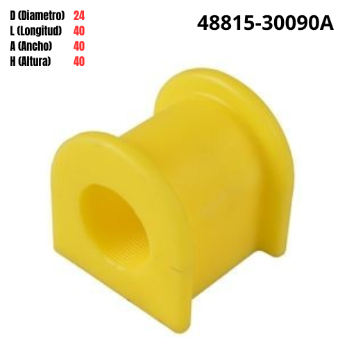 Hule Para Barra Estabilizadora 24X40 (48815-30090A) Toyota - Repuestos y Lubricantes Vicent's