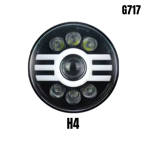 Silvin G717 H-4 LED 7" Redondo   - Repuestos y Lubricantes Vicent's