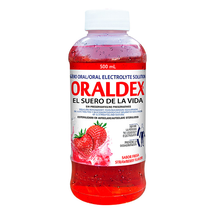 Suero Oraldex Sabor Fresa - Vitalis Rx