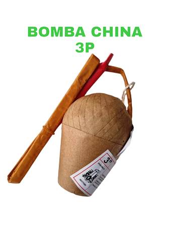 BOMBA CHINA 3 PULGADAS - PIROTECNIA EL KAIMAN