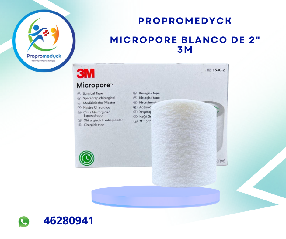 MICROPORE BLANCO DE 2" - PROPROMEDYCK