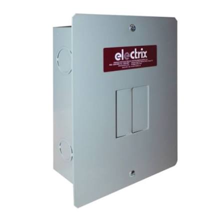 TABLERO MONOFASICO 2 ELECTRIX - DISTRIBUIDORA Y FERRETERIA JB, S.A