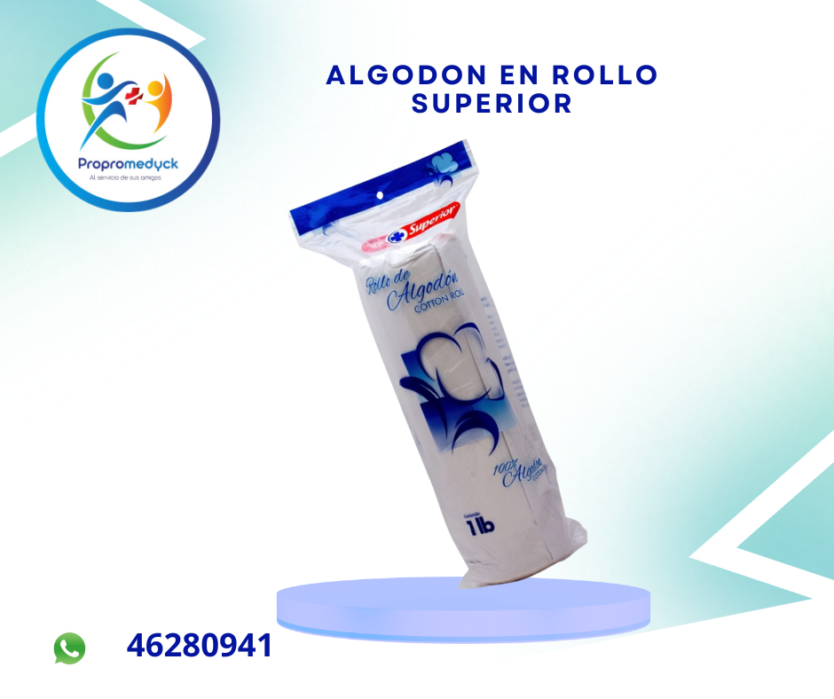 ALGODÓN EN ROLLO 1 LIBRA MARCA SUPERIOR  - PROPROMEDYCK