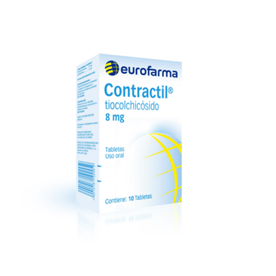 Contractil (Tiocolchicósido) *8mg 10 Tabletas - FARMACIA NUEVO MILENIO