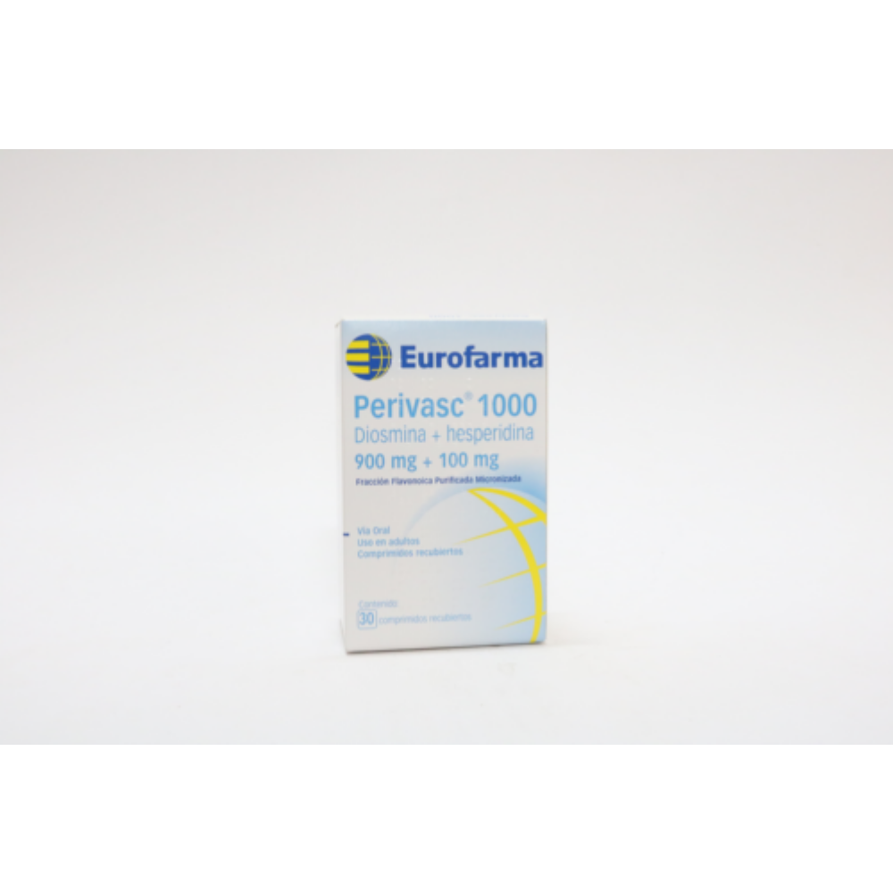 PERIVASC (Diosmina+Hesperidina 900mg/100mg) *30 Comprimidos - FARMACIA NUEVO MILENIO