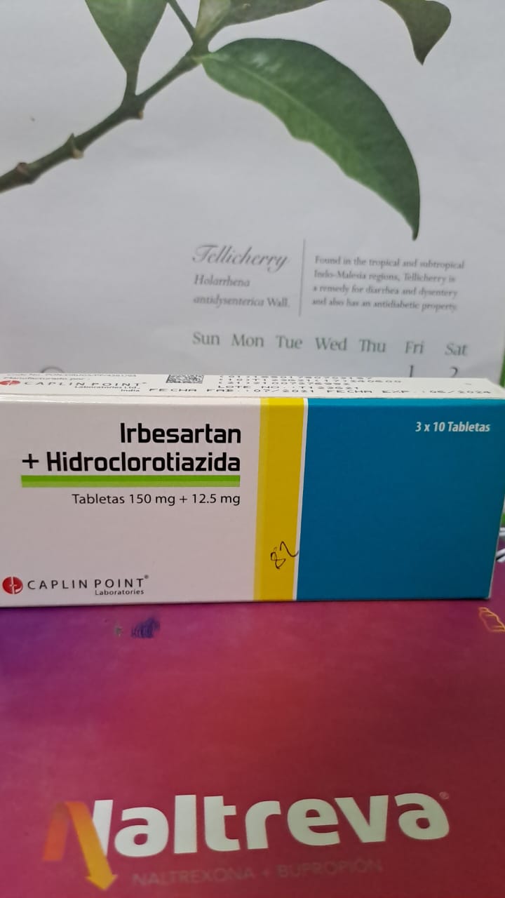 IRBESARTAN + HIDROCLOROTIAZIDA 150MG+12.5MG *BLISTER - FARMACIA NUEVO MILENIO
