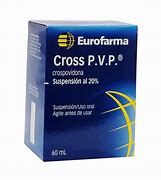 CROOS P.V.P CROSPOVIDONA SUSPENSIÒN ORAL 20% 60ML - FARMACIA NUEVO MILENIO