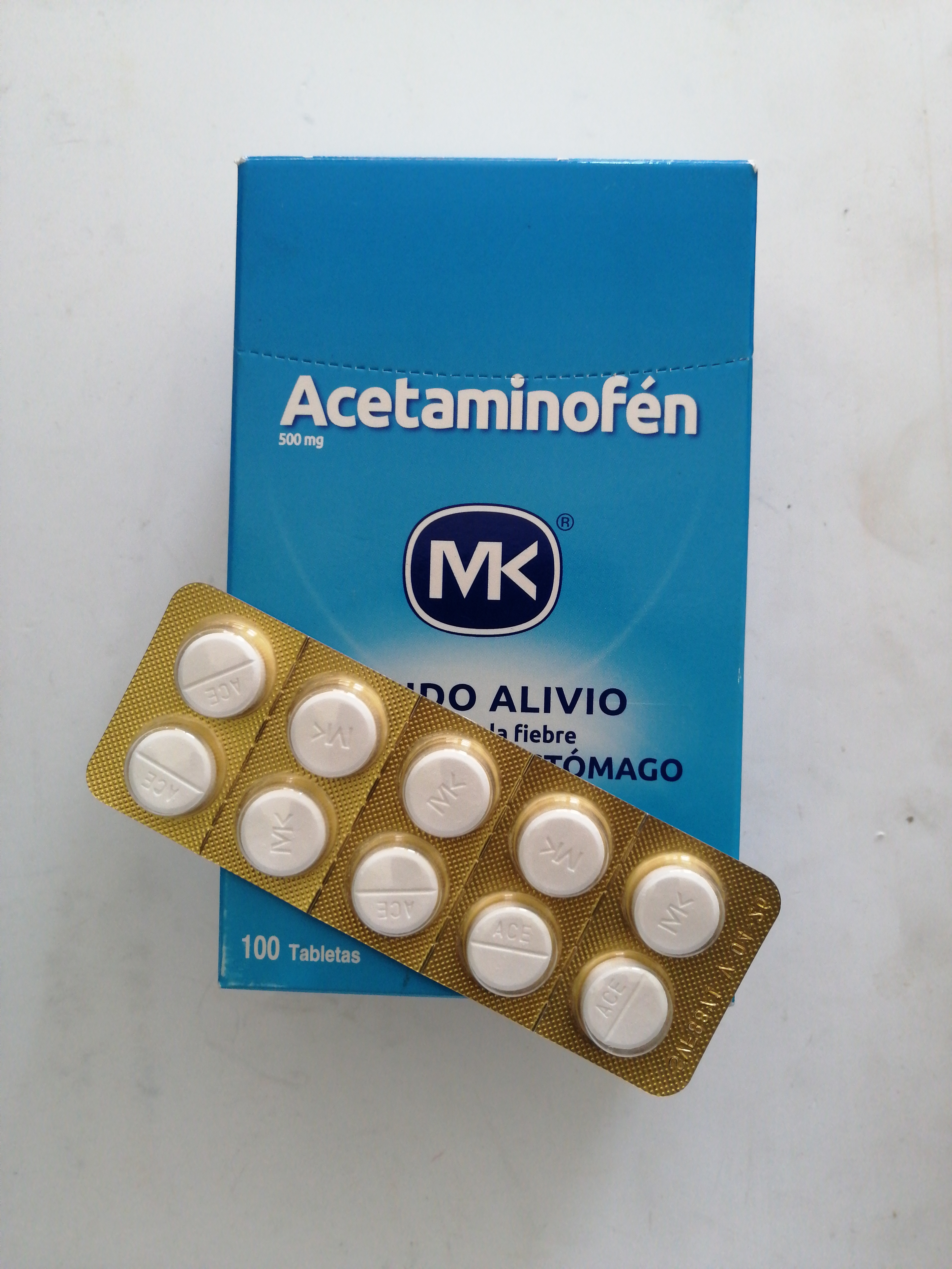 Acetaminofen 500mg MK - Vitalis Rx