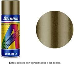 PINTURA EN ESPRAY DORADO (ORO RICO) - ACUARIO - MEGA