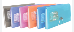 CARPETA  EXPANDIBLE 13 REJILLAS PARA HOJAS TAMAÑO A4 COLORES BONITOS - Distribuidora Escolar Los Riscos
