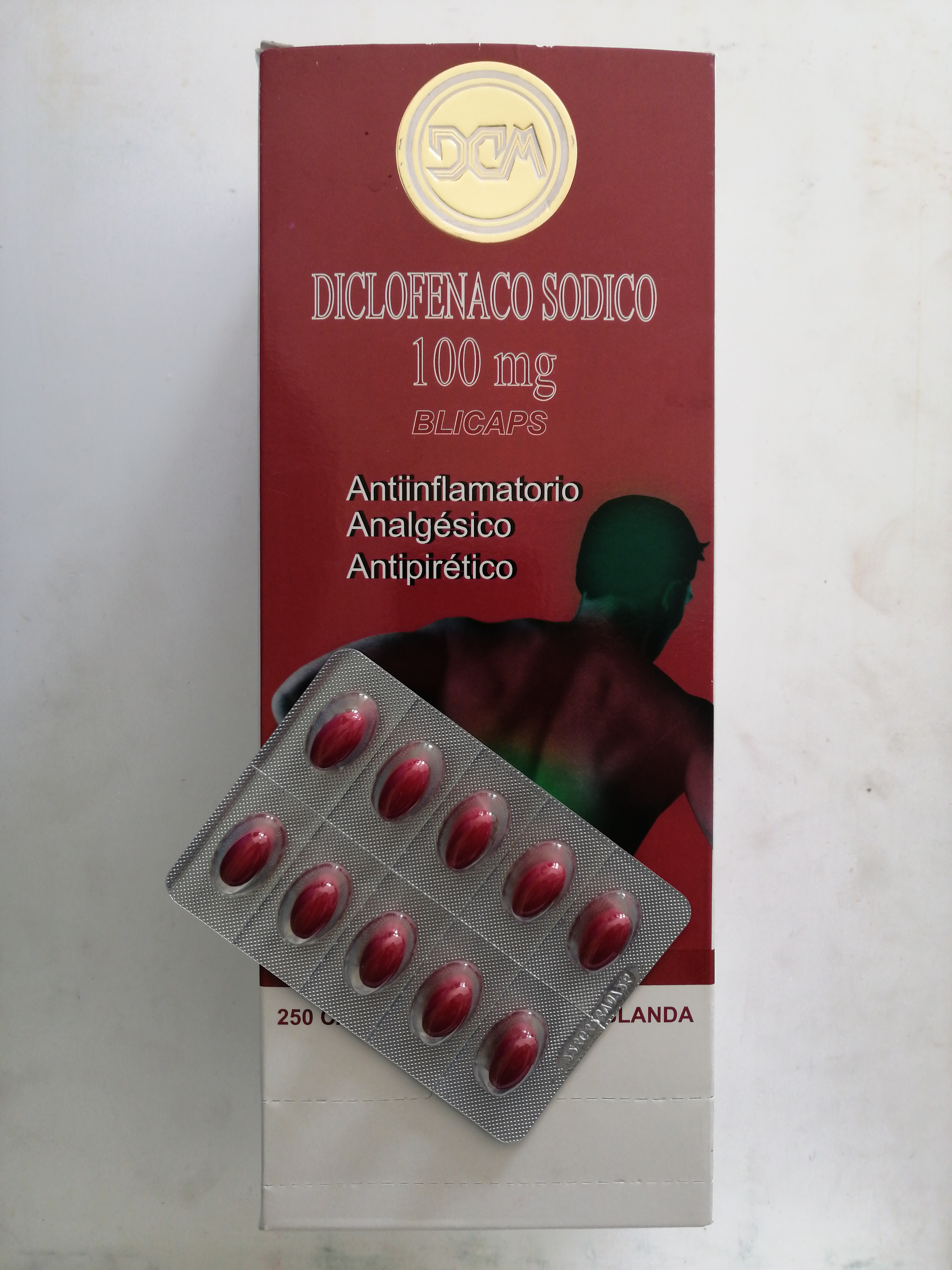Diclofenaco Sodico 100mg DCM - Vitalis Rx