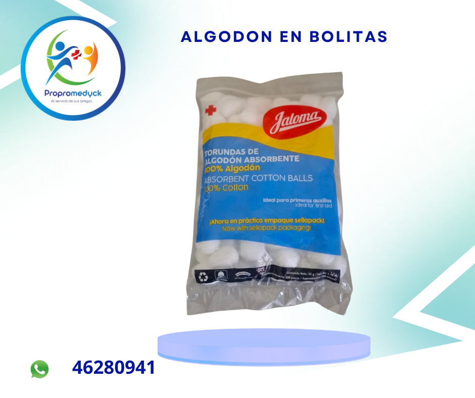 ALGODÓN EN BOLITAS  - PROPROMEDYCK