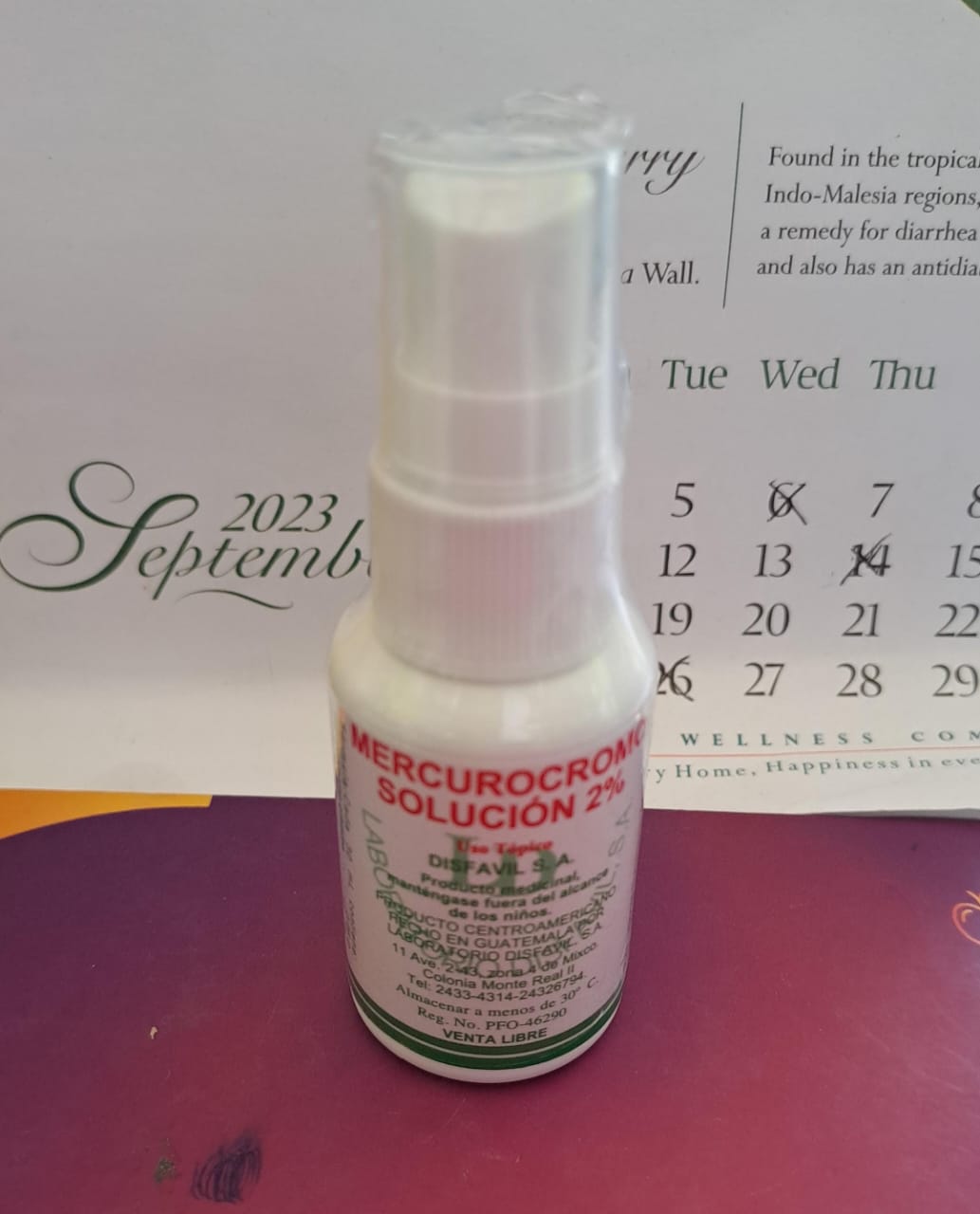 MERCUROCROMO SOLUCION 2% 30 ML DISFAVIL - FARMACIA NUEVO MILENIO