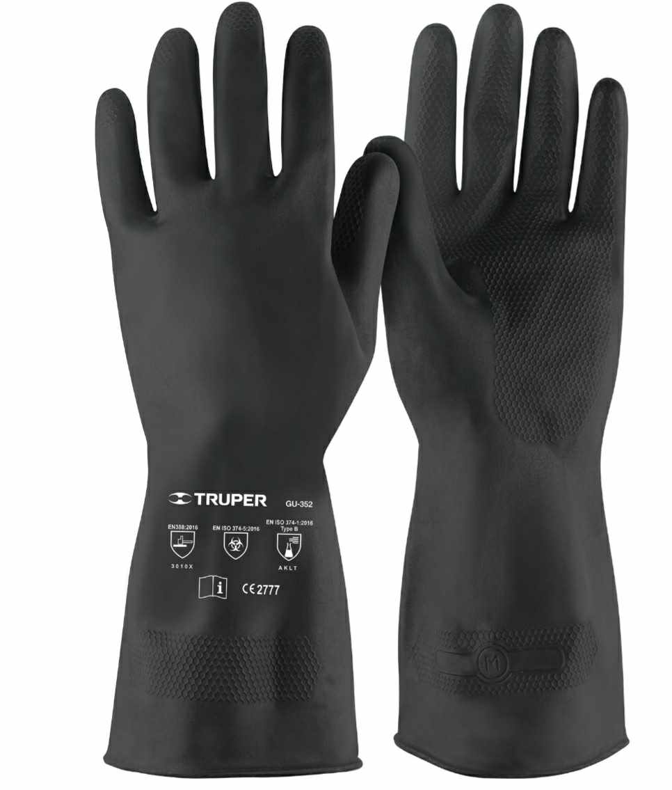 Guantes de látex para pintor, medianos, Truper - Ferretería Vásquez