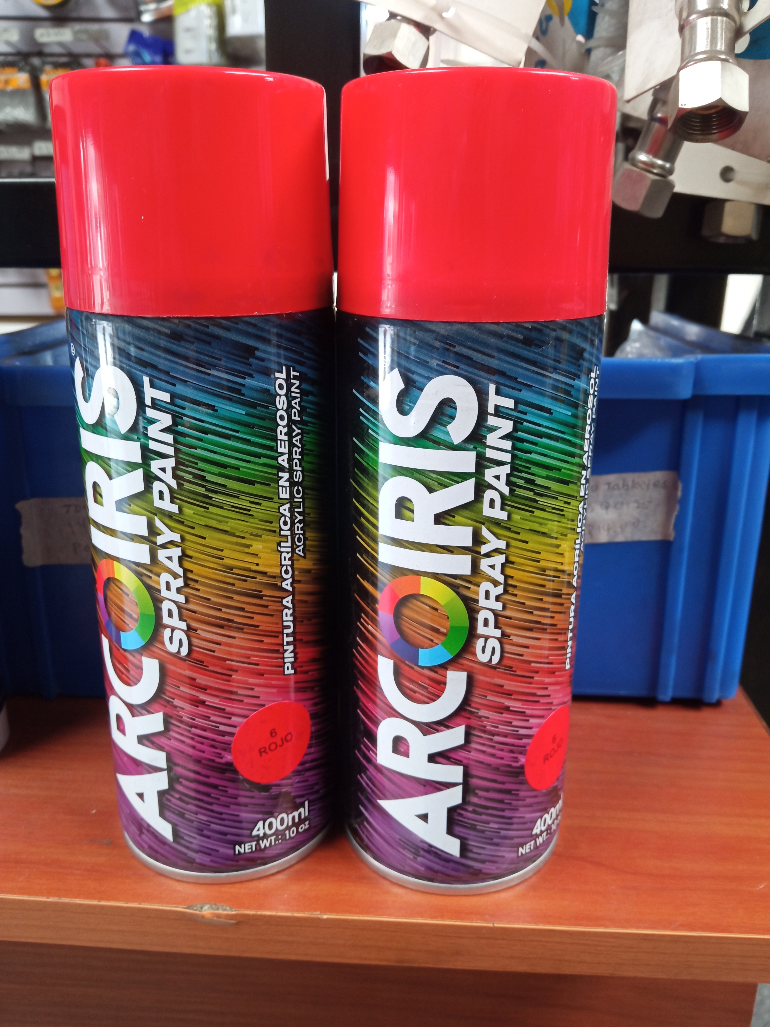 Pintura Spray Arcoíris Rojo 400 ml  - Distribuidora Novacero