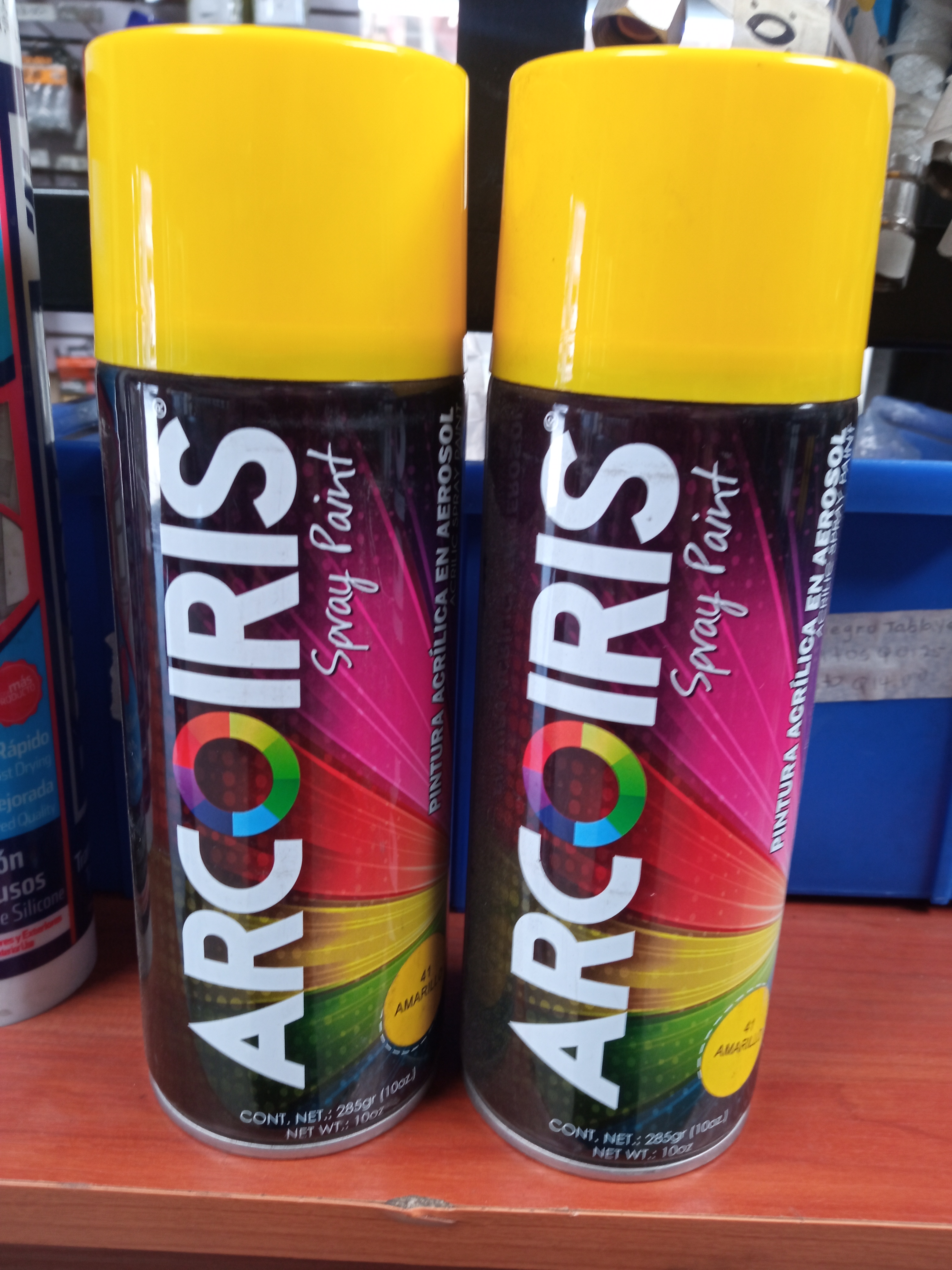 Pintura Spray Arcoíris Amarillo 400 ml  - Distribuidora Novacero