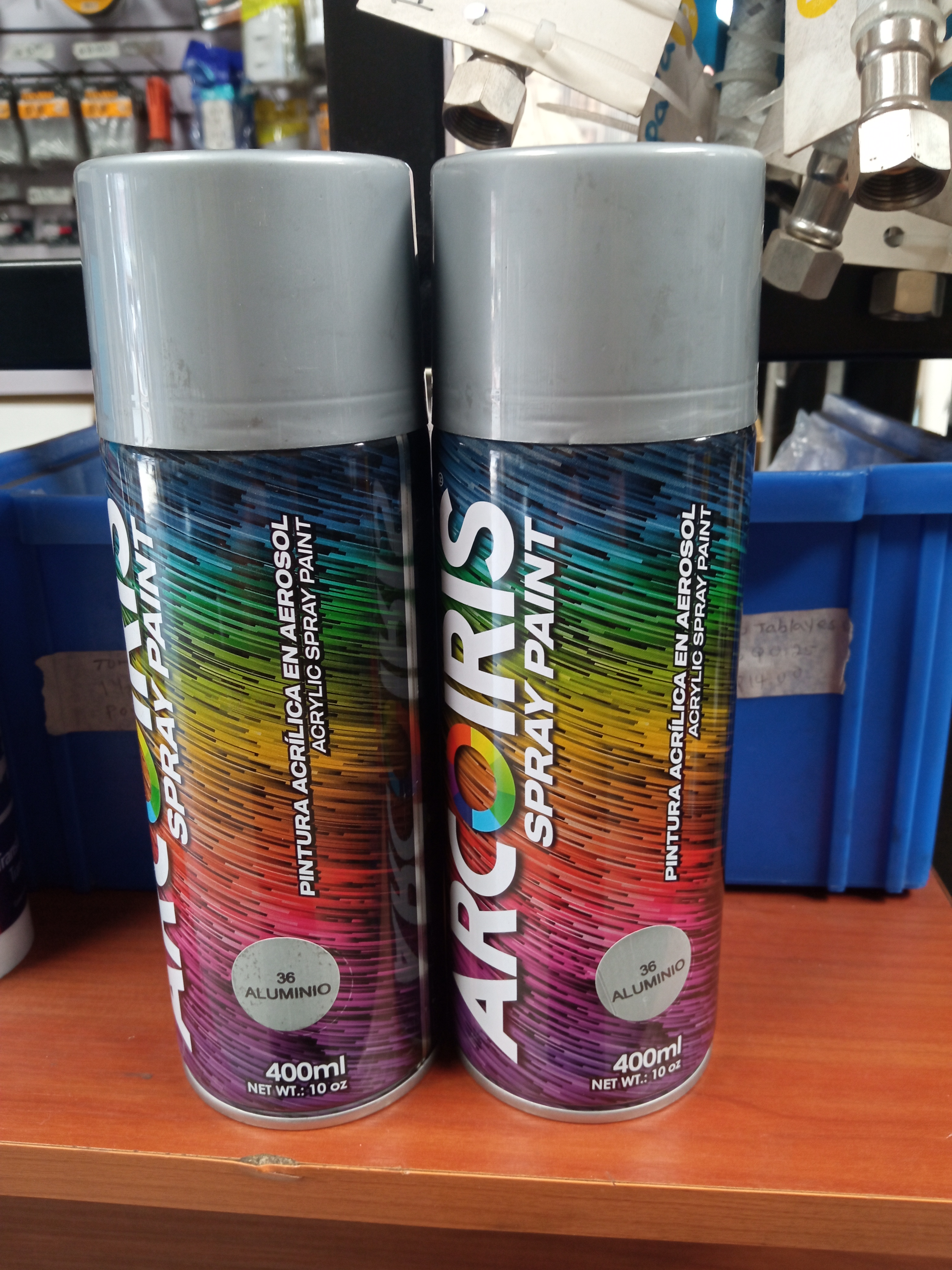 Pintura Spray Arcoiris Aluminio 400 ml  - Distribuidora Novacero