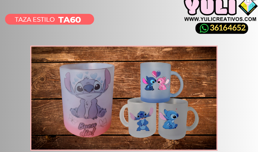 TAZA NEVADA PERSONALIZADA TA60 - Yuli Variedades Creativas