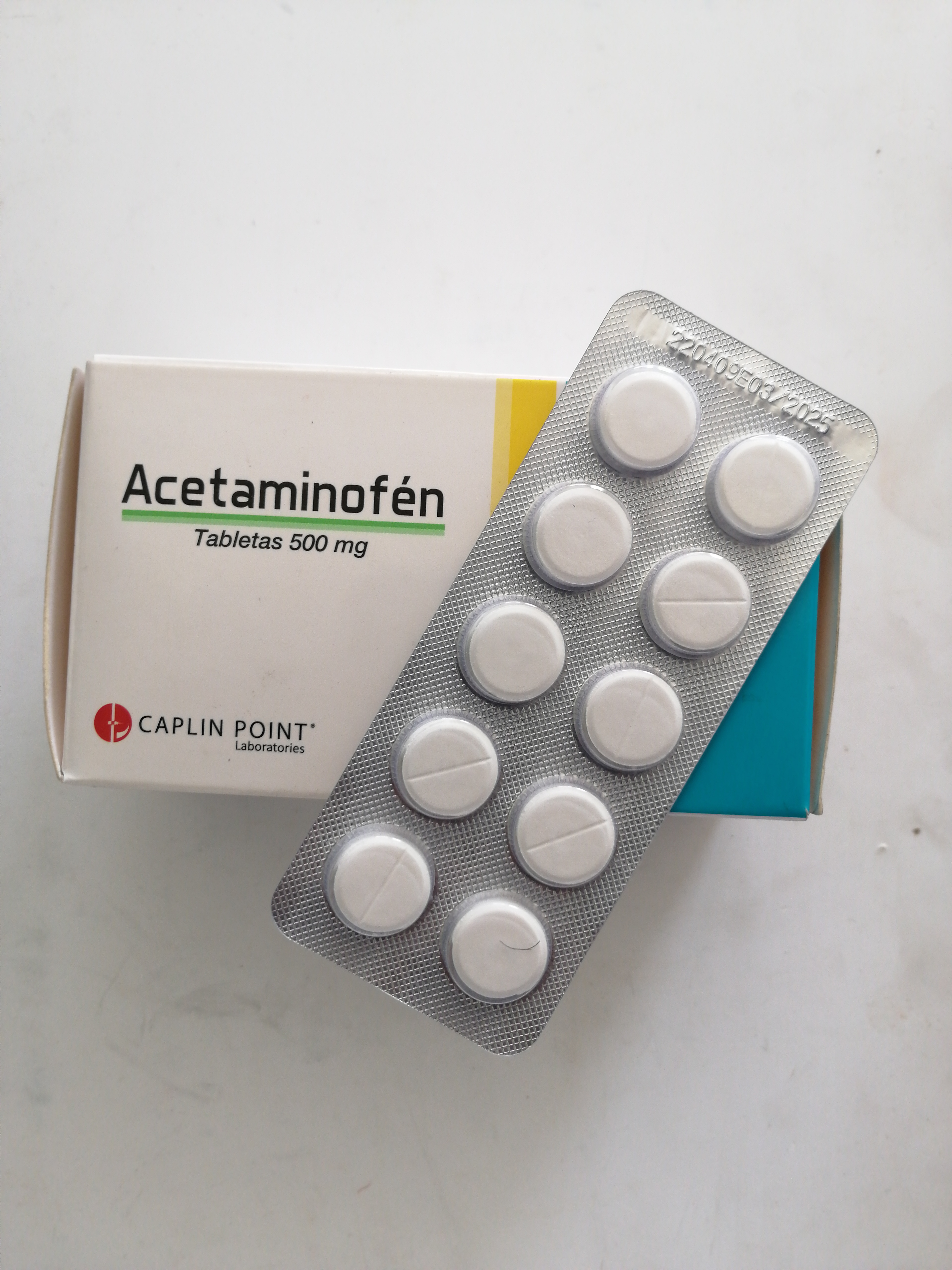 Acetaminofen 500mg POINT - Vitalis Rx