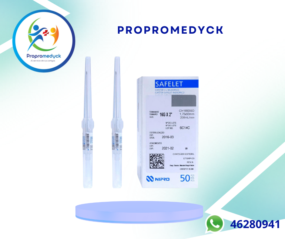 ANGIOCATH # 16 MARCA NIPRO  - PROPROMEDYCK