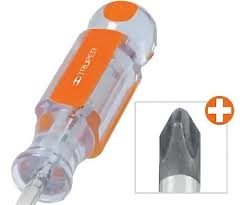 DESARMADOR CRUZ MANGO NARANJA 1/4 X 4" (14074) - TRUPER - MEGA