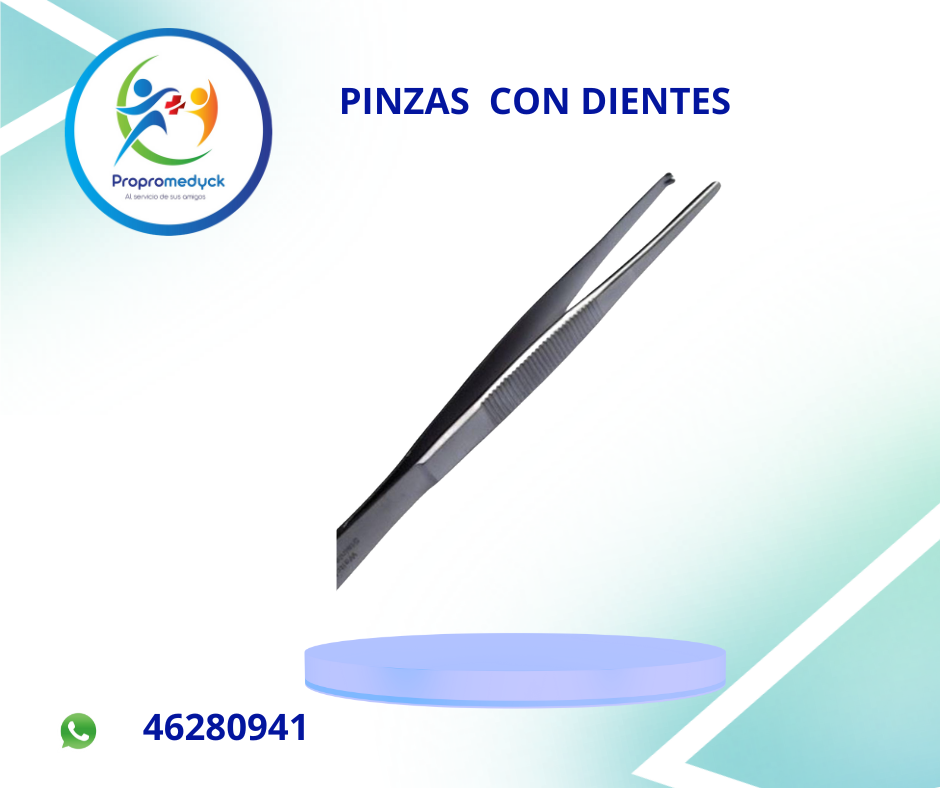 PINZAS CON DIENTES  - PROPROMEDYCK